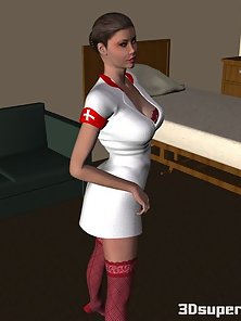 best of Nurse her boobs perfect shows hot