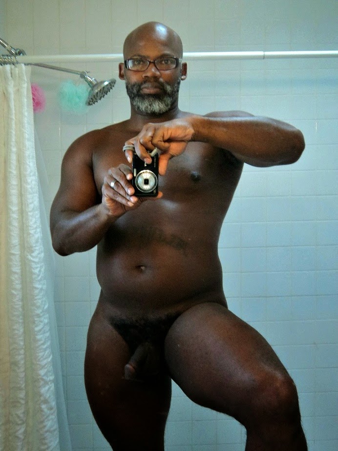 Black Fat Man Nude Photo