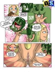 best of Comic beast boy starfire x vagina nude shower