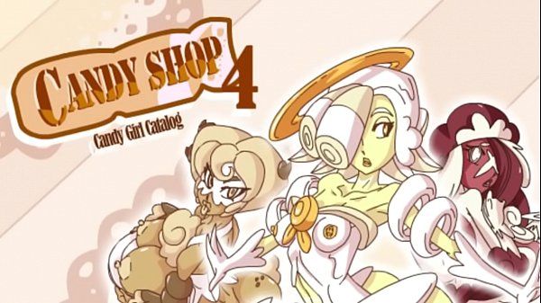 Candy shop cartoon