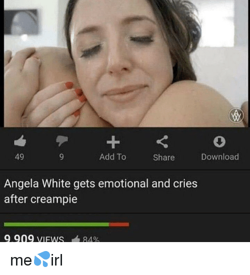 Smartie reccomend angela white gets emotional and