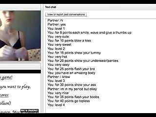 Girls play omegle