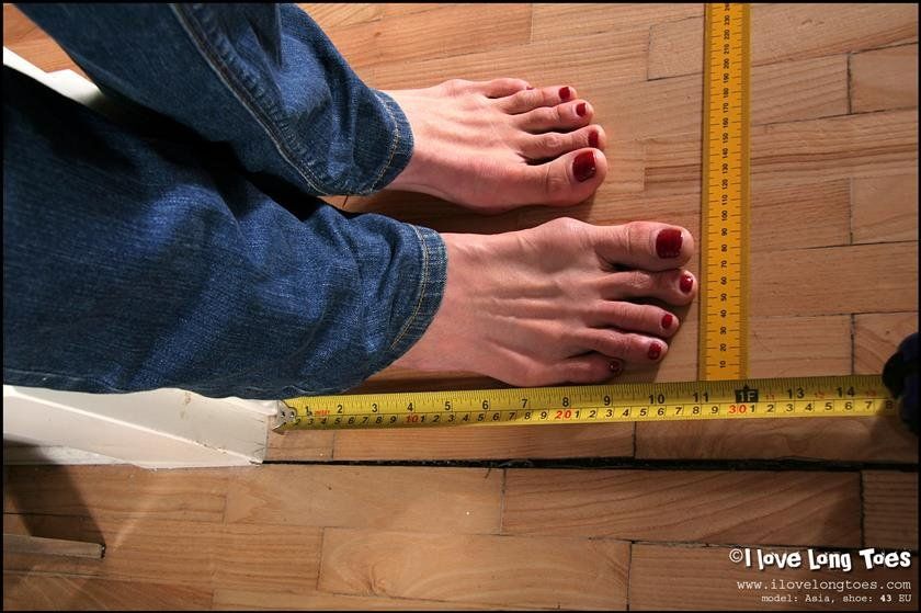 Tribune reccomend foot measure