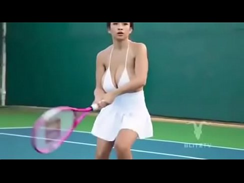 Big boob tennis