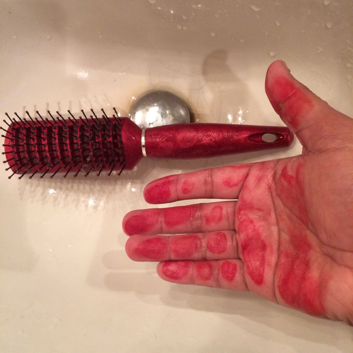 Hairbrush handle